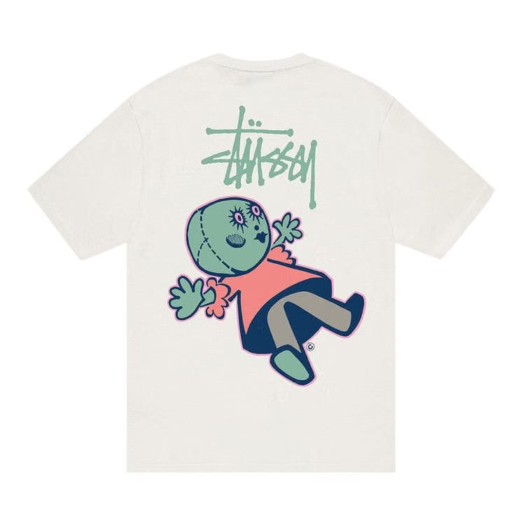 Stussy Dollie Pigment Dyed T-Shirt Natural
