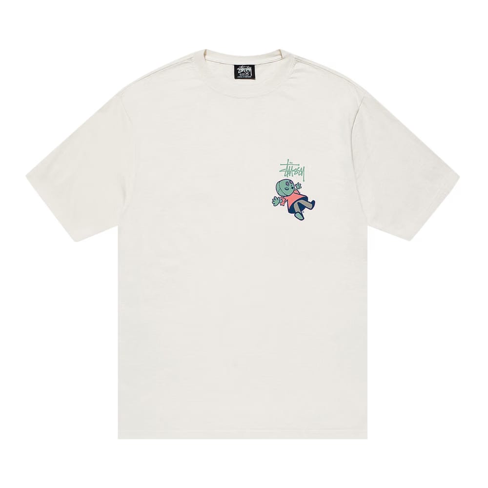 Stussy Dollie Pigment Dyed T-Shirt Natural