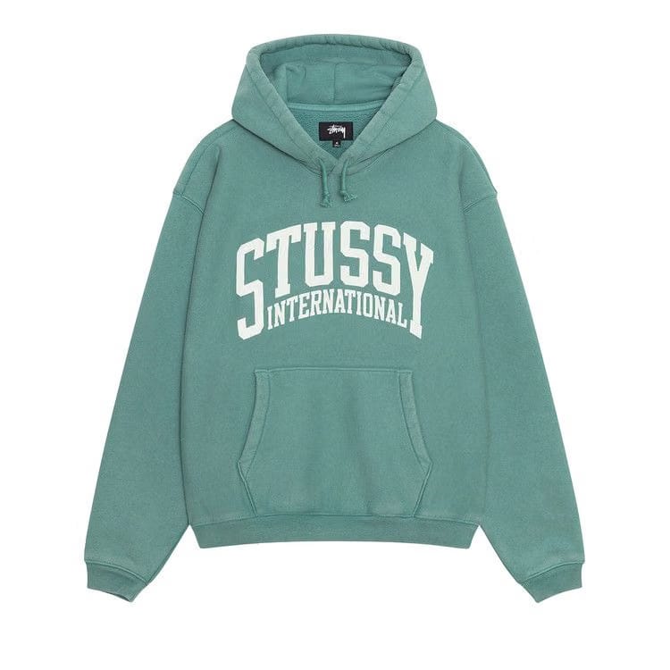Stussy Relaxed International Hoodie Teal