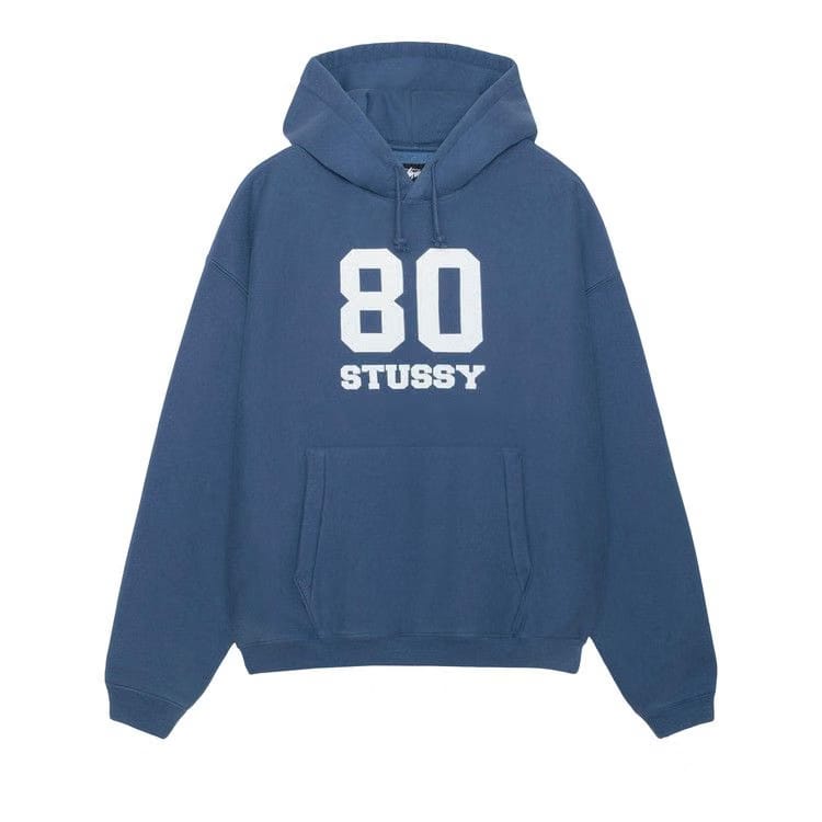 Stussy 80 Relaxed Hoodie Blue