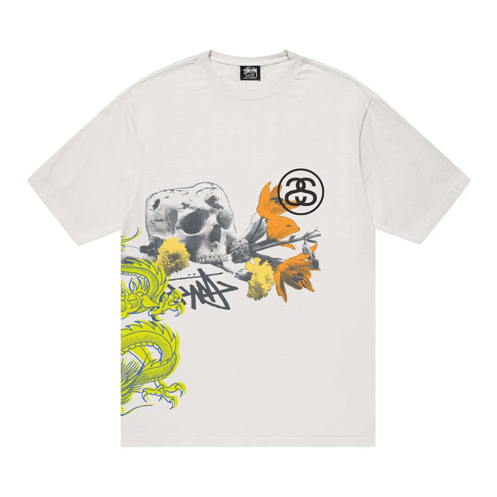 Stussy Strike Pigment Dyed T-Shirt Natural