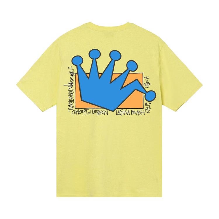 Stussy LB Crown T-Shirt Yellow