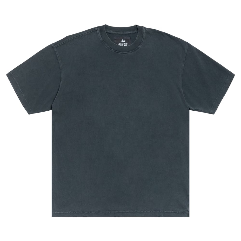 Stussy Garment Dyed Shorts-Sleeve T-Shirt Faded Black