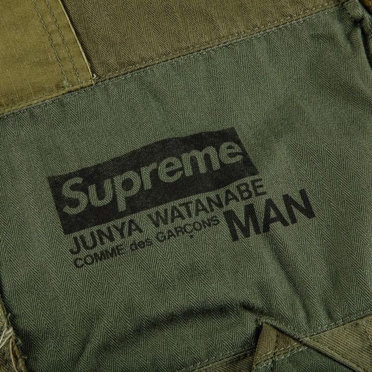 Supreme x Junya Watanabe x Comme des Garçons MAN Patchwork Puffy Jacket Olive
