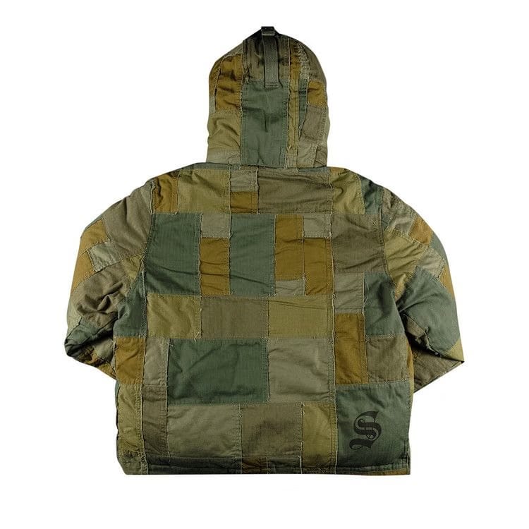 Supreme x Junya Watanabe x Comme des Garçons MAN Patchwork Puffy Jacket Olive