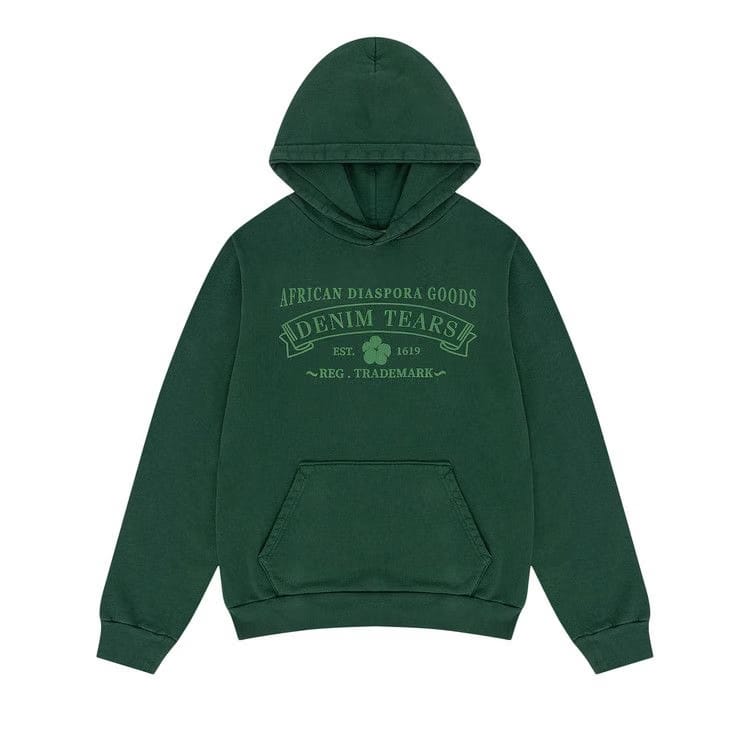 Denim Tears ADG Hoodie Washed Green