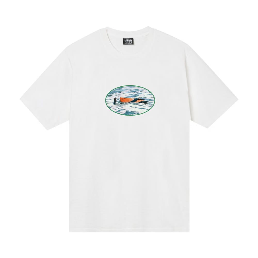 Stussy Gum Crush 2 Pigment Dyed T-Shirt Natural