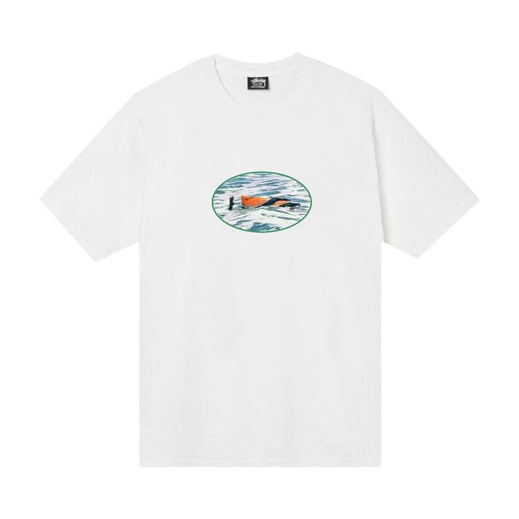 Stussy Gum Crush 2 Pigment Dyed T-Shirt Natural