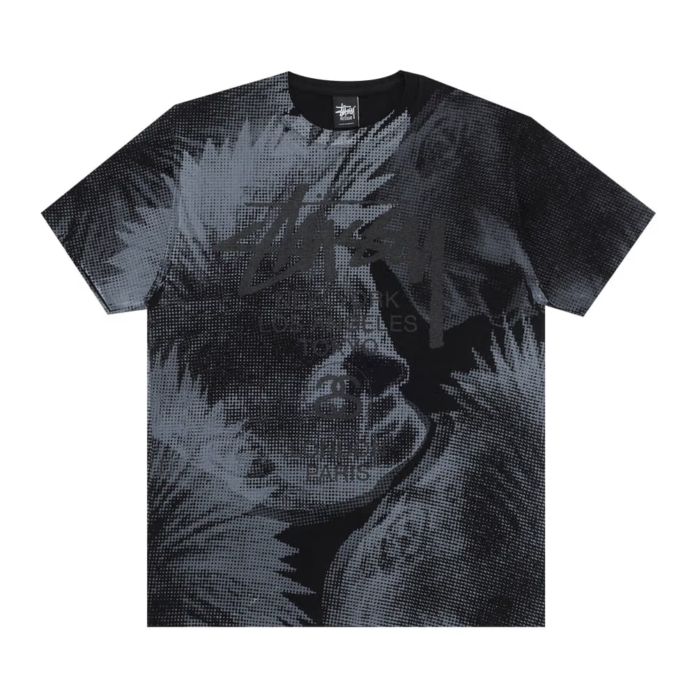 Stussy Punk Heads T-Shirt Black