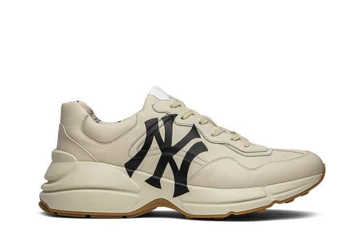 Gucci Rhyton Leather Sneaker NY Yankees