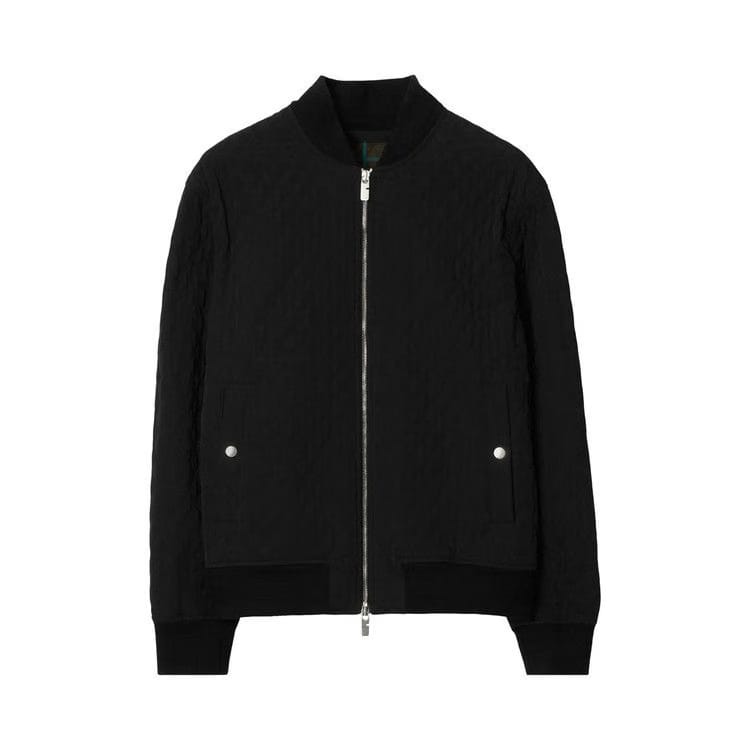 Burberry Quilted Bomber Jacket Black