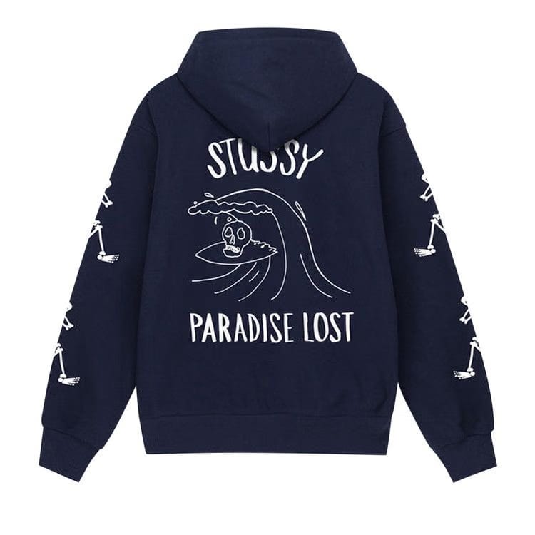 Stussy Paradise Lost Zip Hoodie Navy