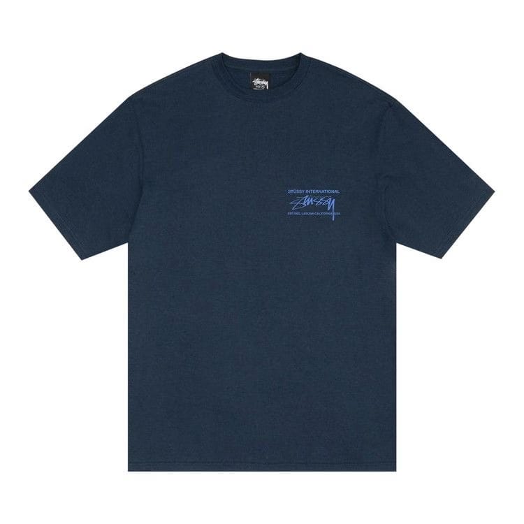 Stussy Smooth International T-Shirt Navy
