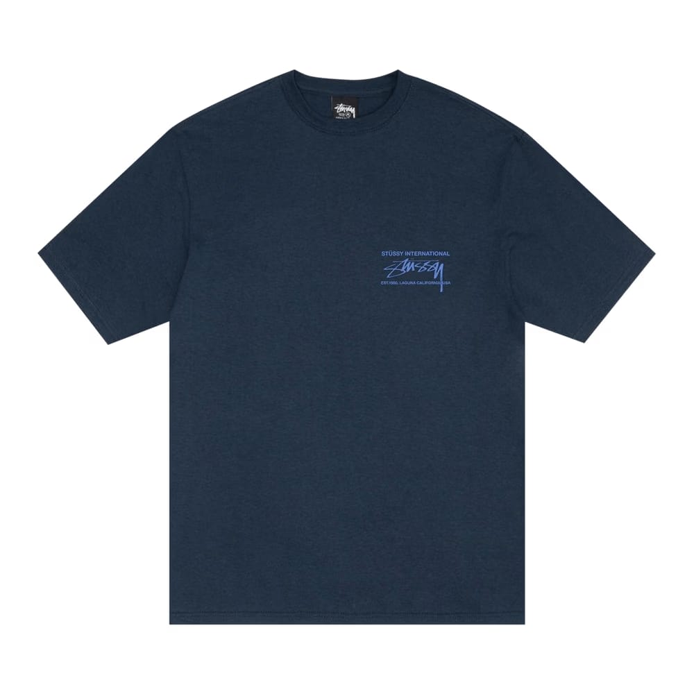 Stussy Smooth International T-Shirt Navy