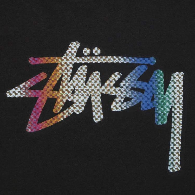 Stussy Stock Kaleidoscope T-Shirt Black