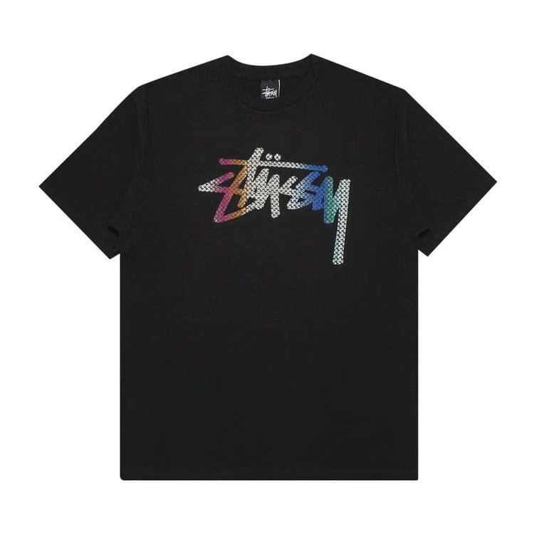 Stussy Stock Kaleidoscope T-Shirt Black
