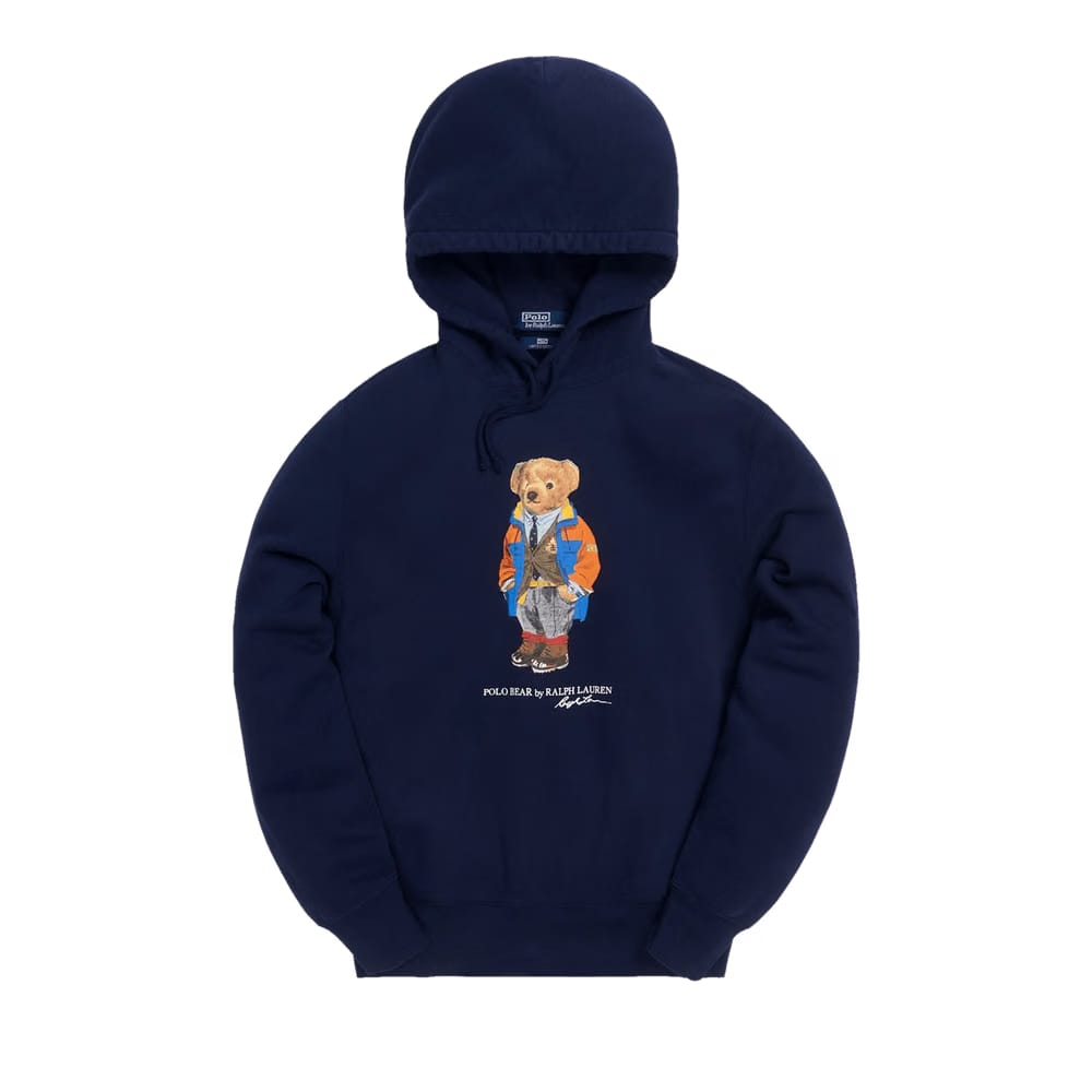 Kith x Polo Ralph Lauren Fleece Hoodie Navy Blue