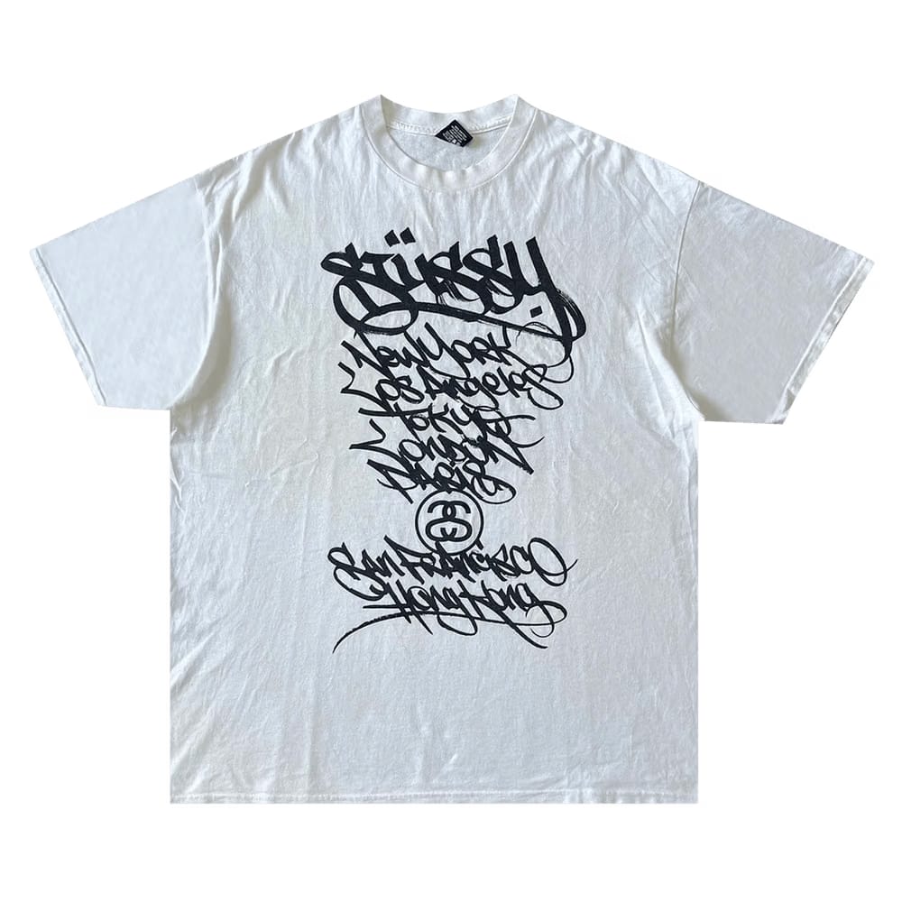 Stussy x Ease World Tour T-Shirt White