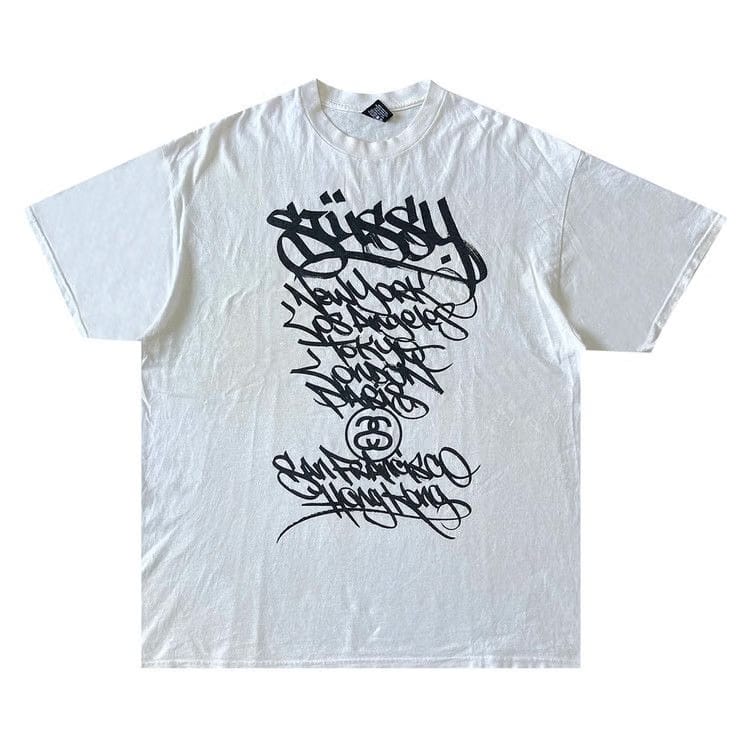 Stussy x Ease World Tour T-Shirt White