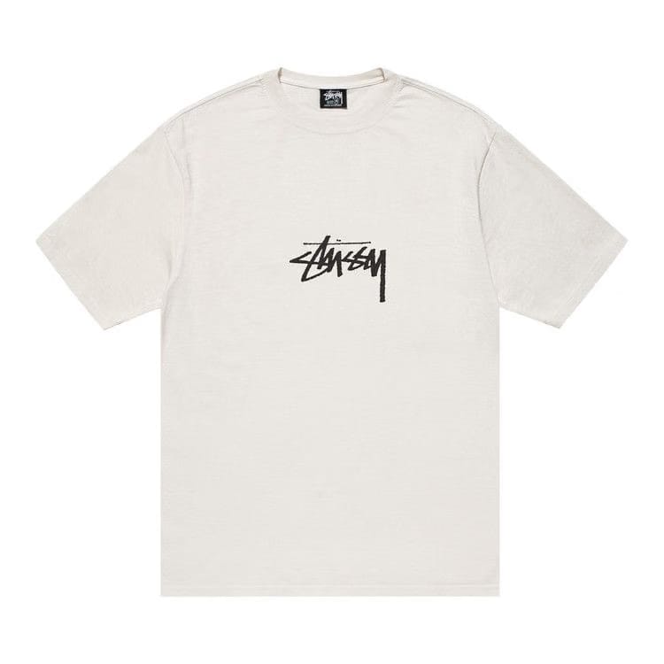 Stussy Pigment Dyed Small Stock T-Shirt Natural
