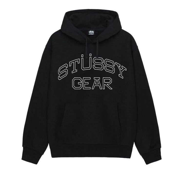 Stussy Gear Hoodie Black