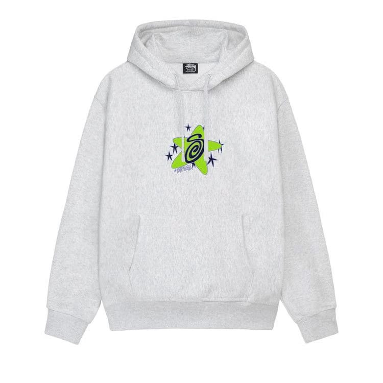 Stussy Galaxy Hoodie Ash Heather
