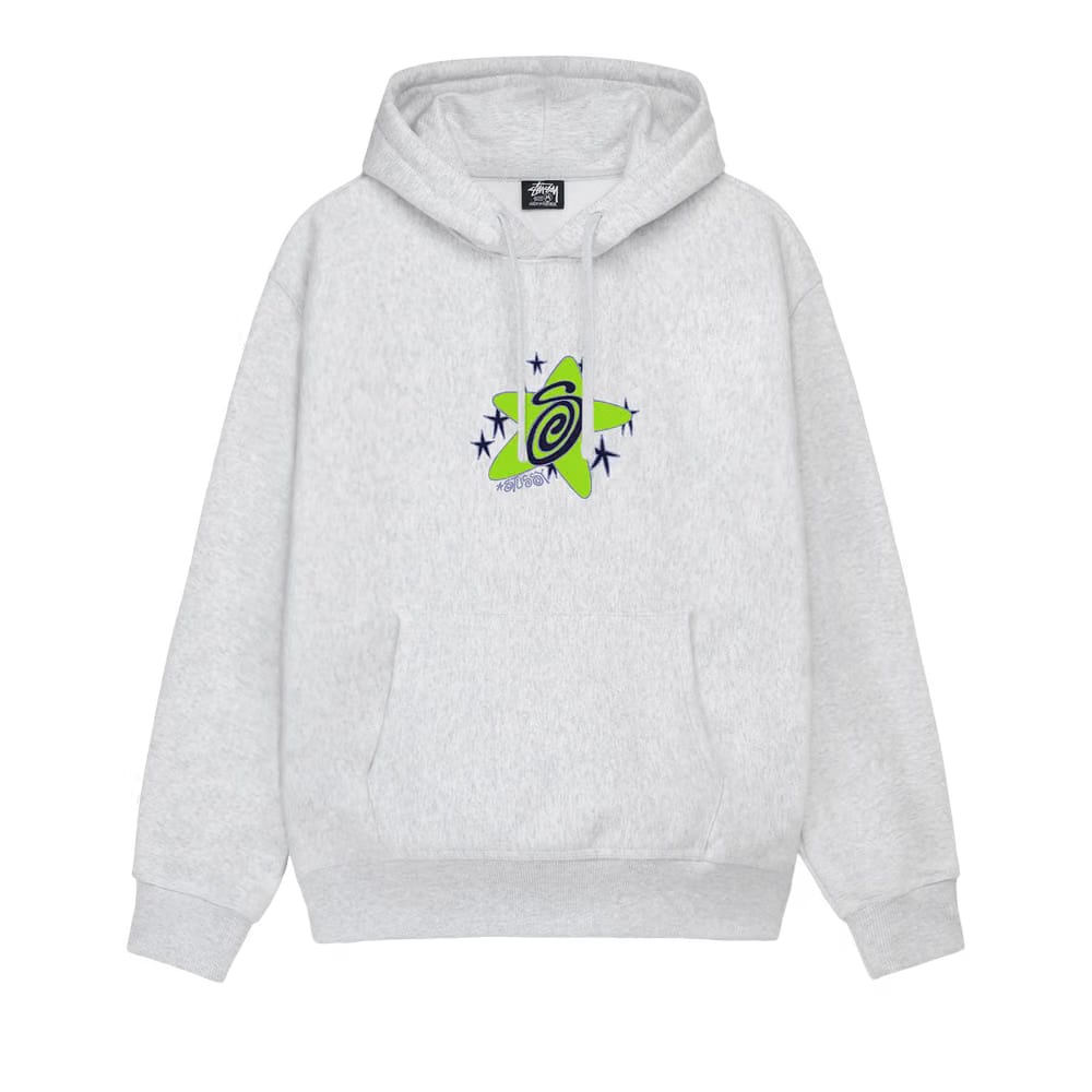 Stussy Galaxy Hoodie Ash Heather