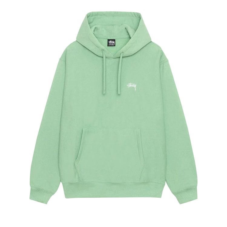 Stussy Stock Logo Hoodie Zephyr Green