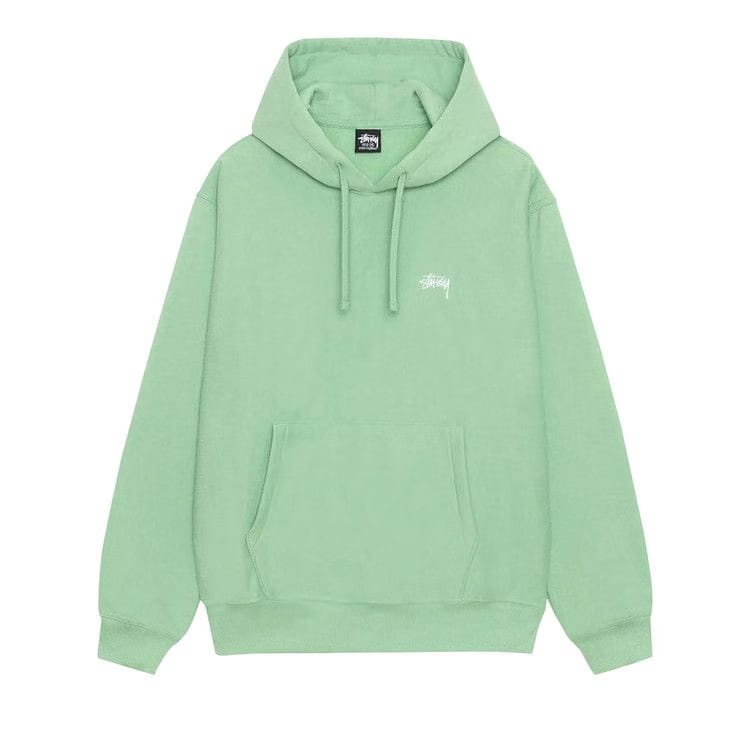 Stussy Stock Logo Hoodie Zephyr Green