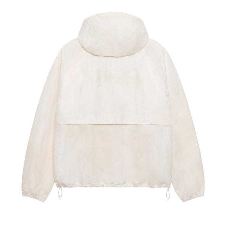 Stussy Beach Shell Wave Dye Zip Hoodie Bone