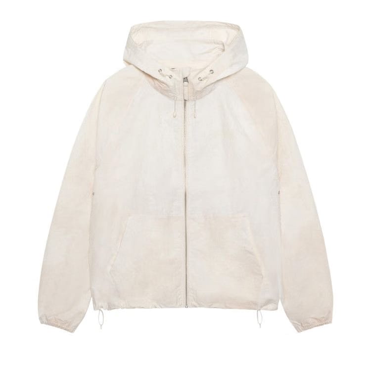 Stussy Beach Shell Wave Dye Zip Hoodie Bone