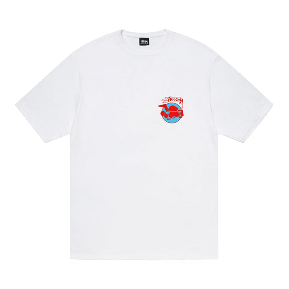 Stussy Skateman T-Shirt White