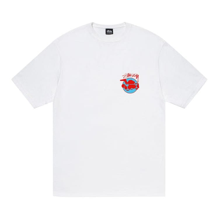 Stussy Skateman T-Shirt White