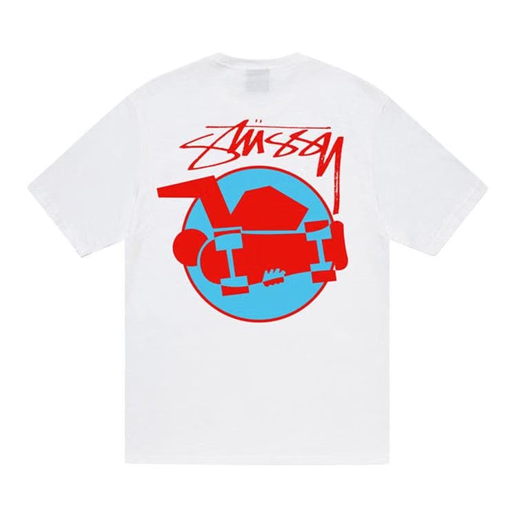 Stussy Skateman T-Shirt White