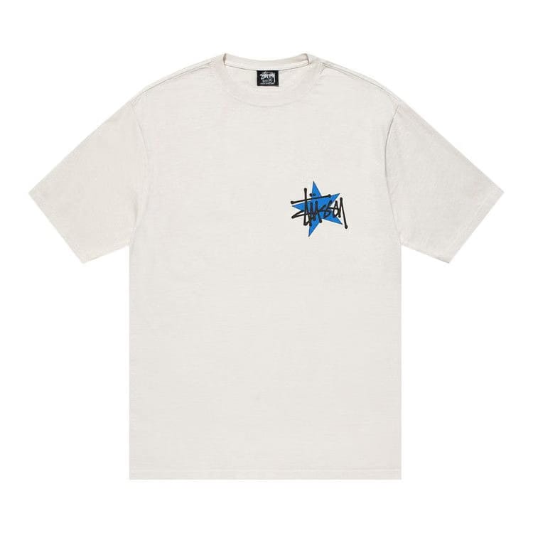 Stussy Star T-Shirt Pigment Dyed Natural