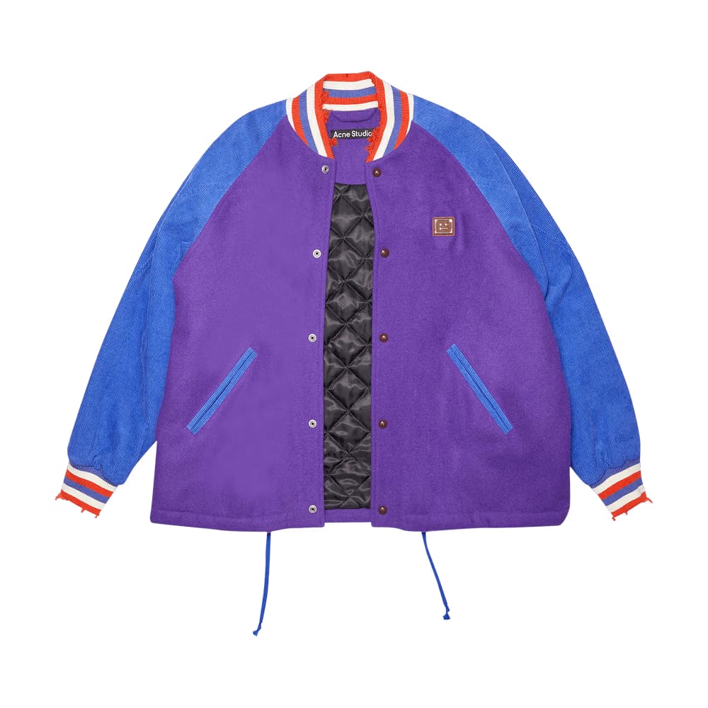 Acne Studios Bomber Jacket Purple/Sapphire Blue