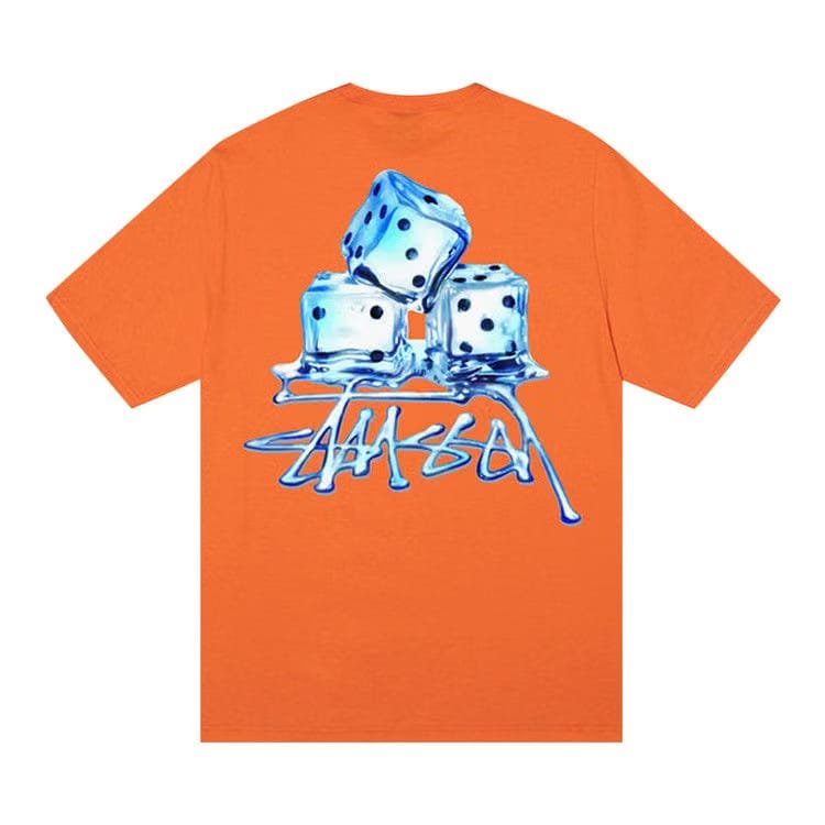 Stussy Melted T-Shirt Coral