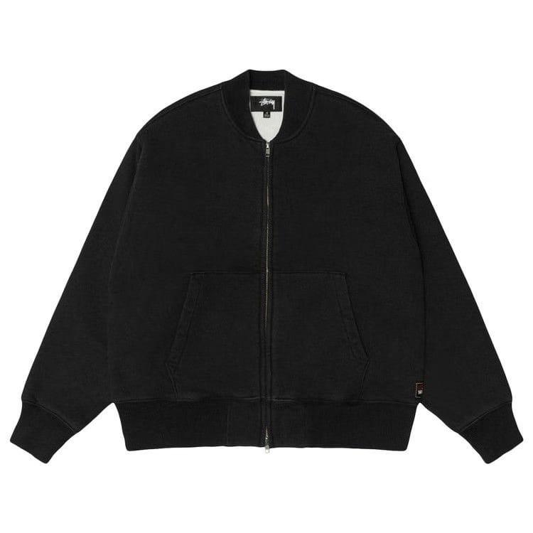 Stussy Thermal Lined Fleece Zip Black
