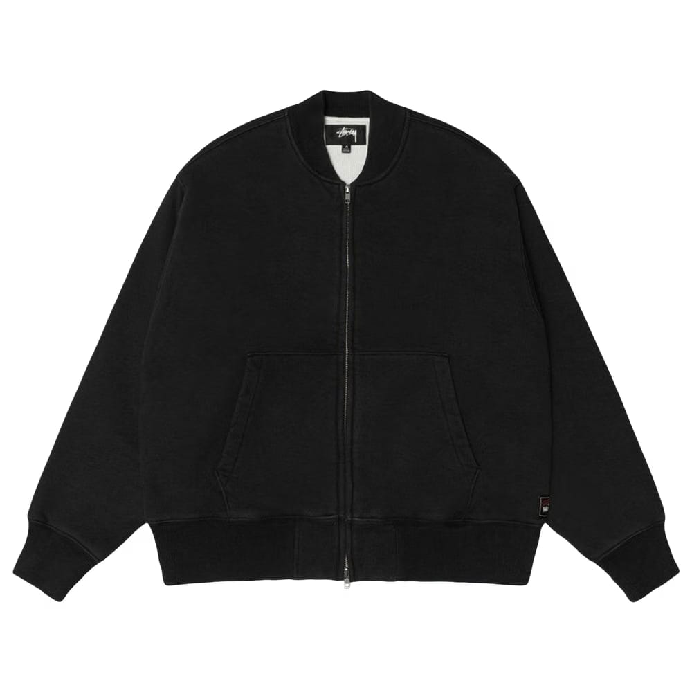 Stussy Thermal Lined Fleece Zip Black