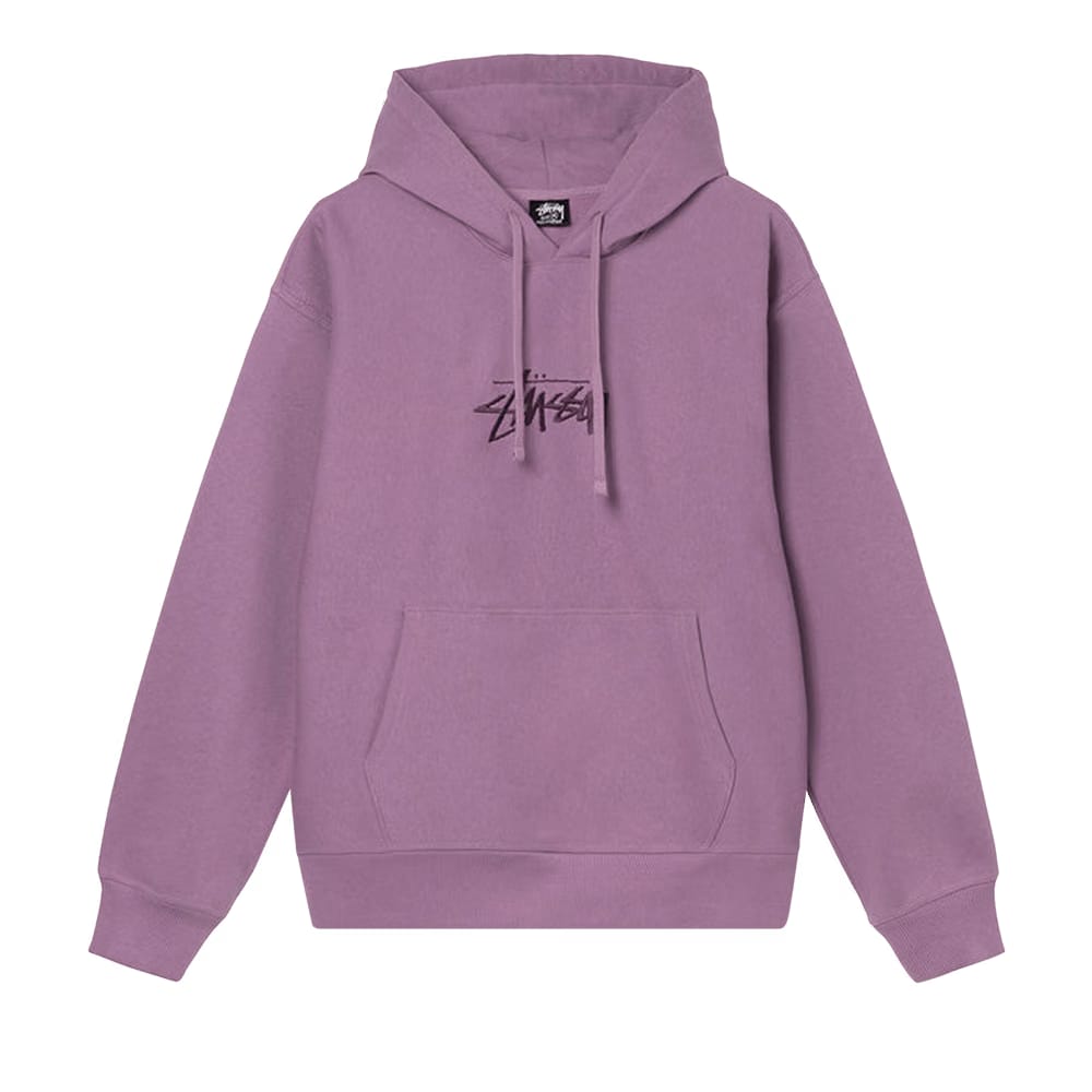 Stussy Stock Appliqué Hoodie Orchid