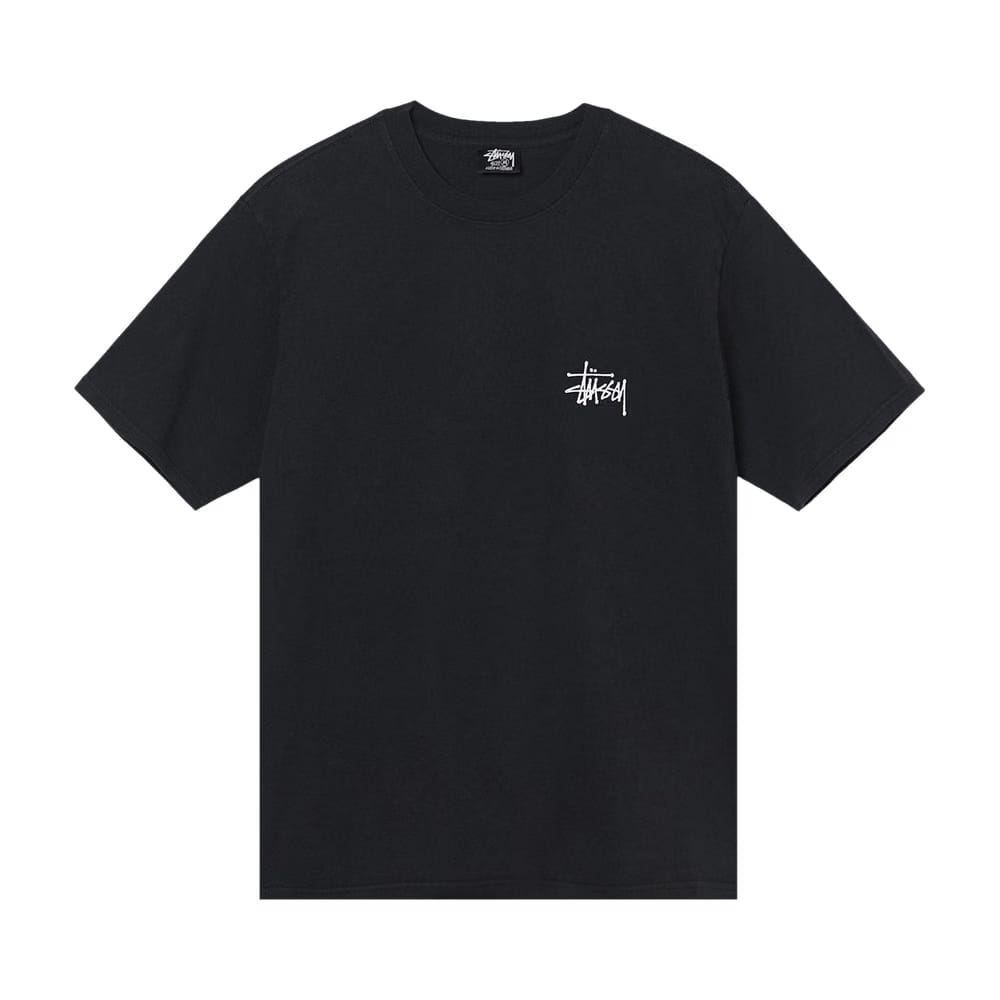 Stussy Skull Wings Pigment Dyed T-Shirt Black