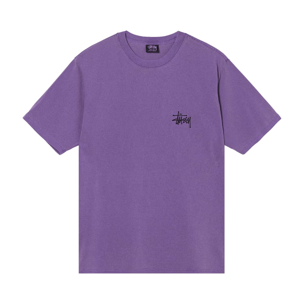 Stussy Skull Wings Pigment Dyed T-Shirt Purple