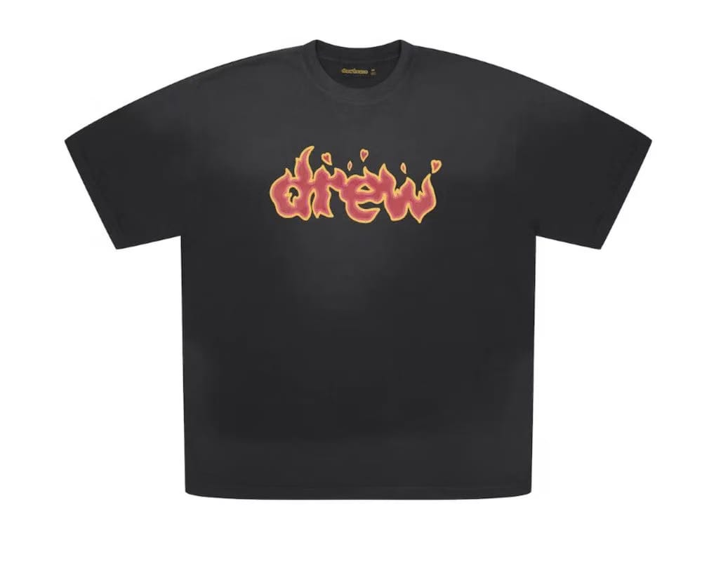 Drew T-Shirt - Faded Lit Black