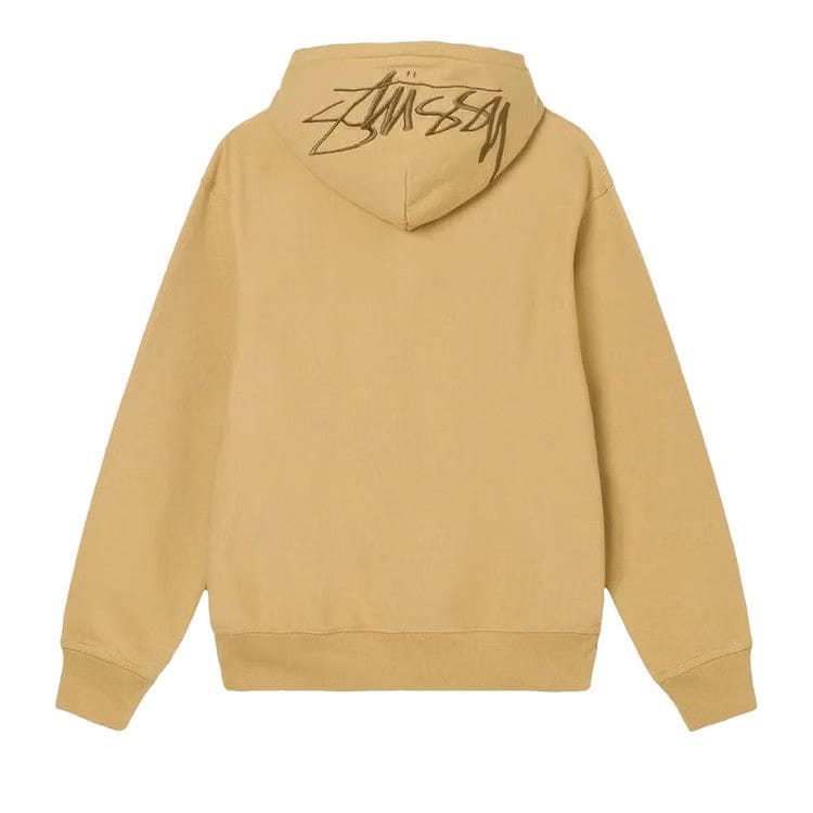 Stussy Back Hood Appliqué Hood Tannin