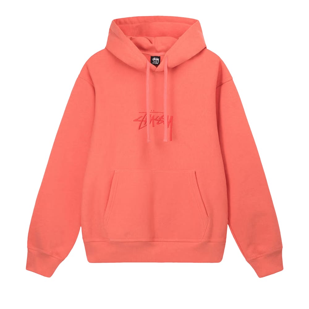 Stussy Stock Logo Appliqué Hood Rose