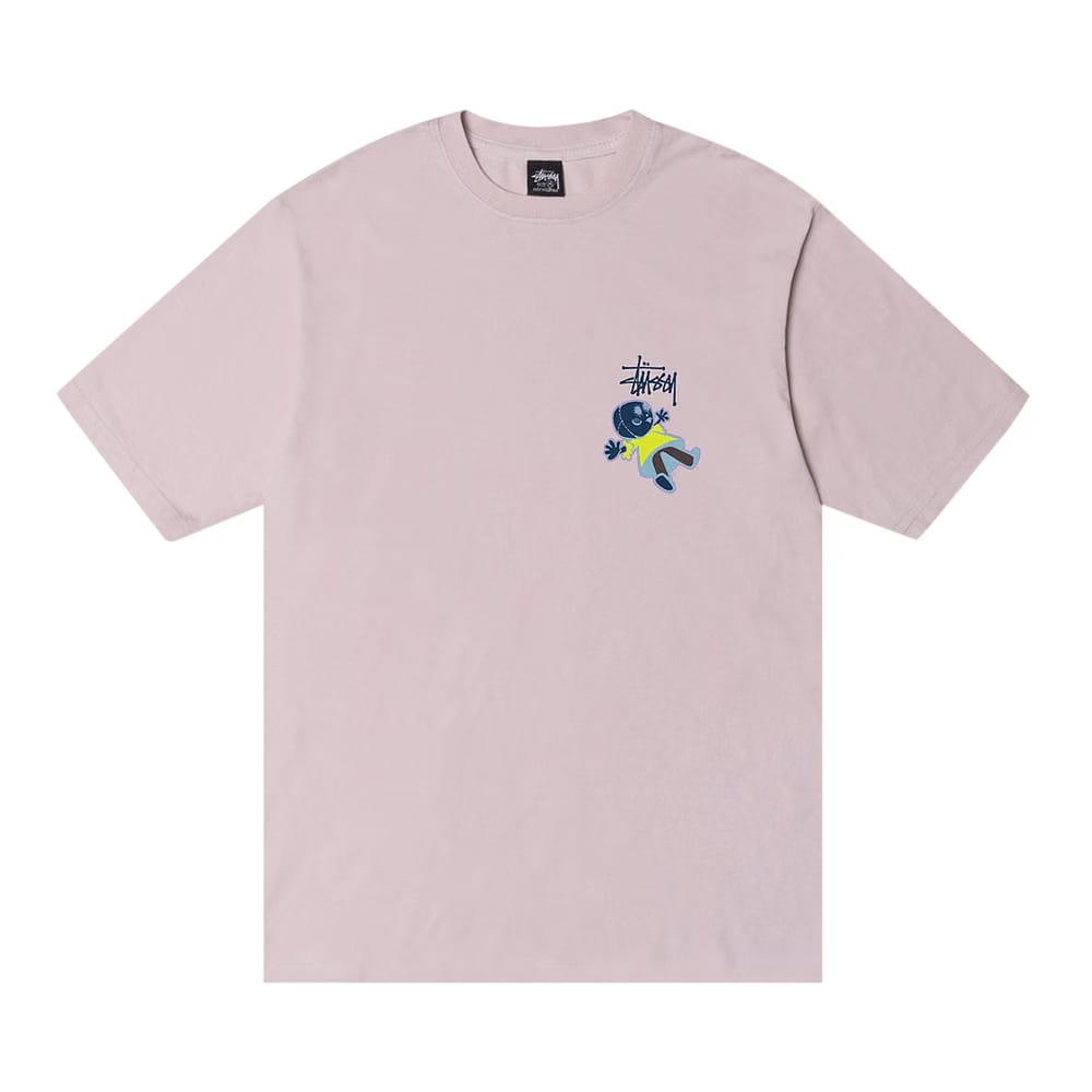 Stussy Dollie Pigment Dyed T-Shirt Blush