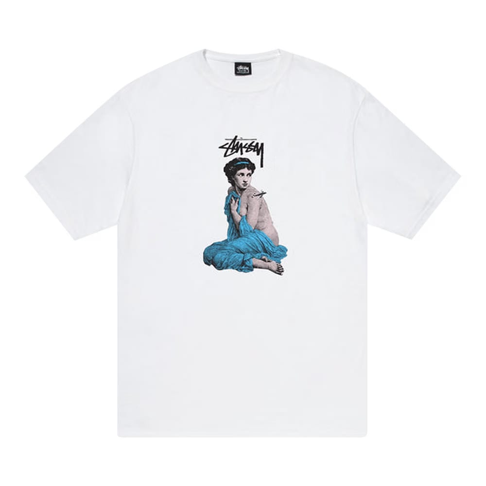 Stussy Lady Rome T-Shirt White