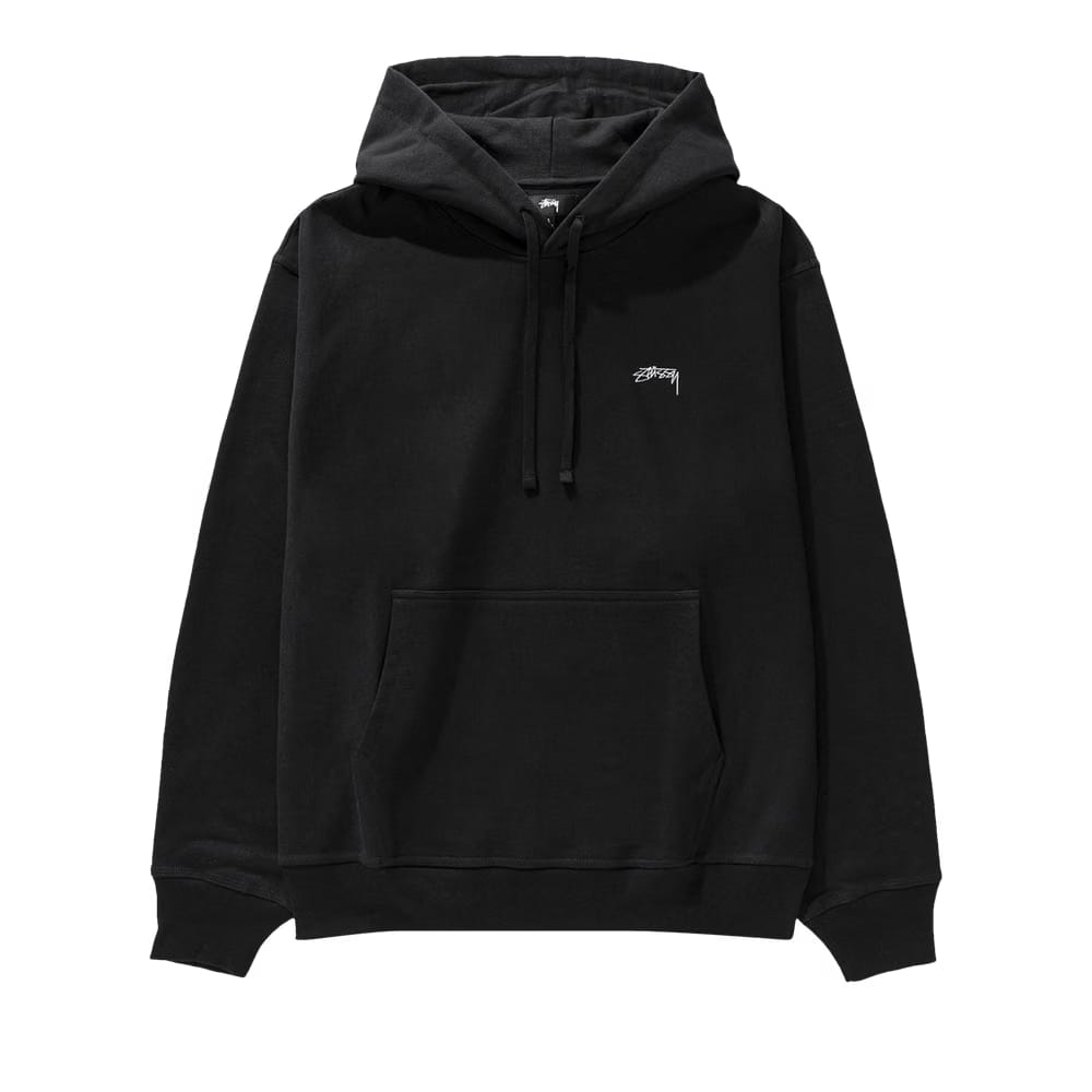 Stussy Stock Logo Hood Black