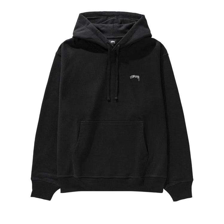 Stussy Stock Logo Hood Black