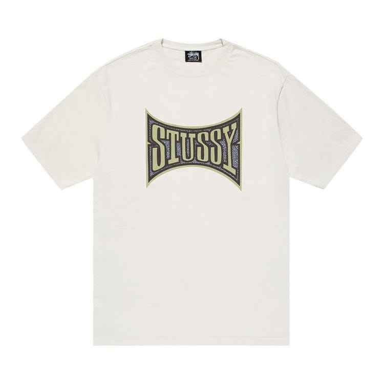 Stussy Champion Pigment Dyed T-Shirt Natural